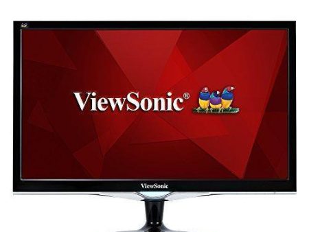 ViewSonic VX2452MH 24 Inch 2ms 60Hz 1080p Gaming Monitor with HDMI DVI and VGA inputs, Black For Sale