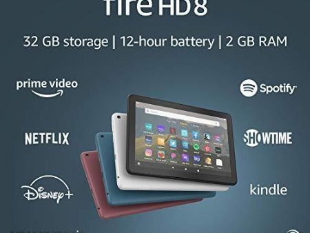 Fire HD 8 tablet, 8  HD display, 32 GB, designed for portable entertainment, Black Sale