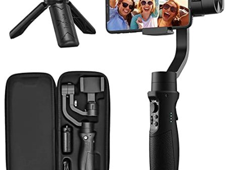 3-Axis Gimbal Stabilizer for iPhone 12 11 PRO MAX X XR XS Smartphone Vlog Youtuber Live Video Record with Sport Inception Mode Face Object Tracking Motion Time-Lapse - Hohem iSteady Mobile Plus For Cheap