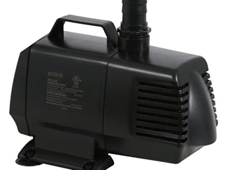 EcoPlus Eco 2245 Water Pump Fixed Flow Submersible Or Inline For Aquariums, Ponds, Fountains & Hydroponics - UL Listed, 2166 GPH, Black Online Hot Sale