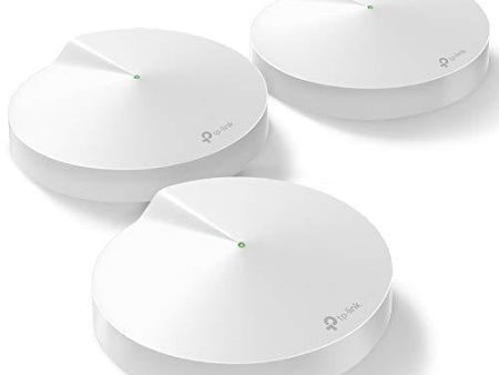 TP-Link Deco Mesh WiFi System(Deco M5) –Up to 5,500 sq. ft. Whole Home Coverage and 100+ Devices,WiFi Router Extender Replacement, Anitivirus, 3-pack Supply