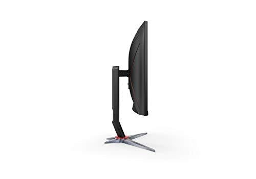 AOC CQ27G2 27  Super Curved Frameless Gaming Monitor QHD 2K, 1500R Curved VA, 1ms, 144Hz, FreeSync, Height adjustable, 3-Year Zero Dead Pixel Guarantee on Sale