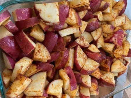 Spiced Baked Potatoes Hot on Sale