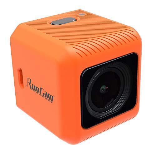 RunCam 5 4K FPV Camera 1080P HD Micro Action Camera EIS Supported 145 Degree FOV for FPV Racing Drone and Sport Video Recording, Orange Online Sale